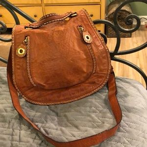 Rebecca Minkoff crossbody leather saddle bag